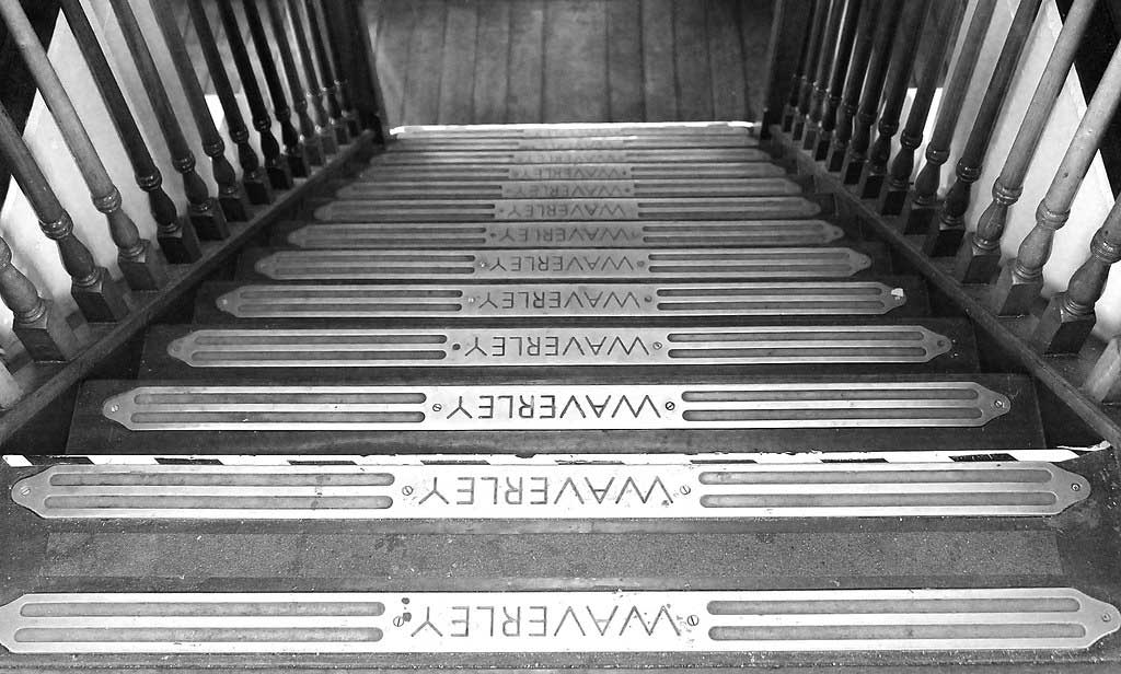 Steps of the Waverley Paddle Steamer